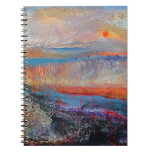 Cuaderno Puesta del sol 2013 del pantano