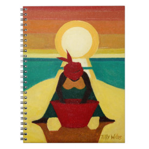 Cuaderno Puesta del sol africana 2009