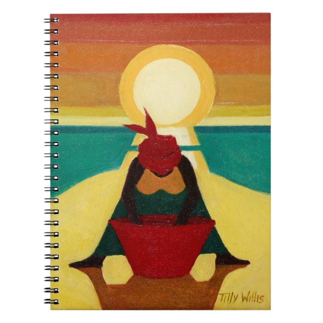 Cuaderno Puesta del sol africana 2009 (Frente)