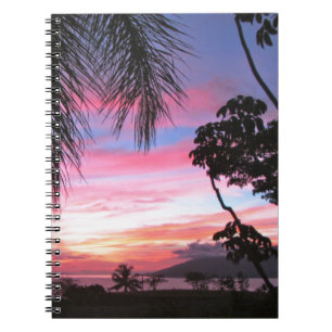Cuaderno Puesta del sol de Maui