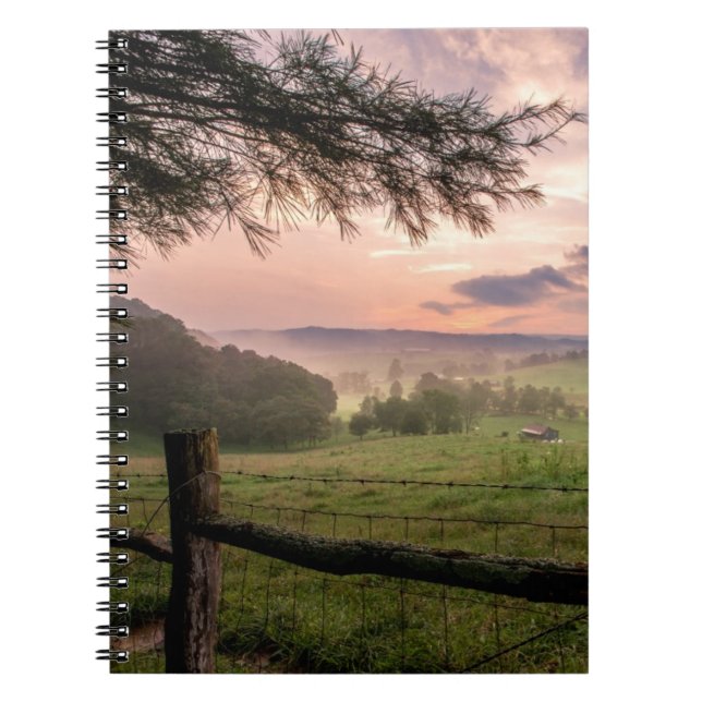Cuaderno Puesta del sol de Virginia (Frente)
