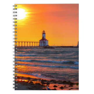 Cuaderno Puesta del sol del faro