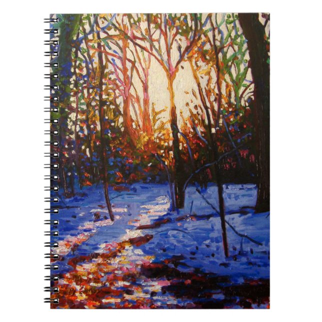 Cuaderno Puesta del sol en la nieve 2010 (Frente)