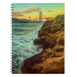 Cuaderno Puesta del sol en la playa del panadero