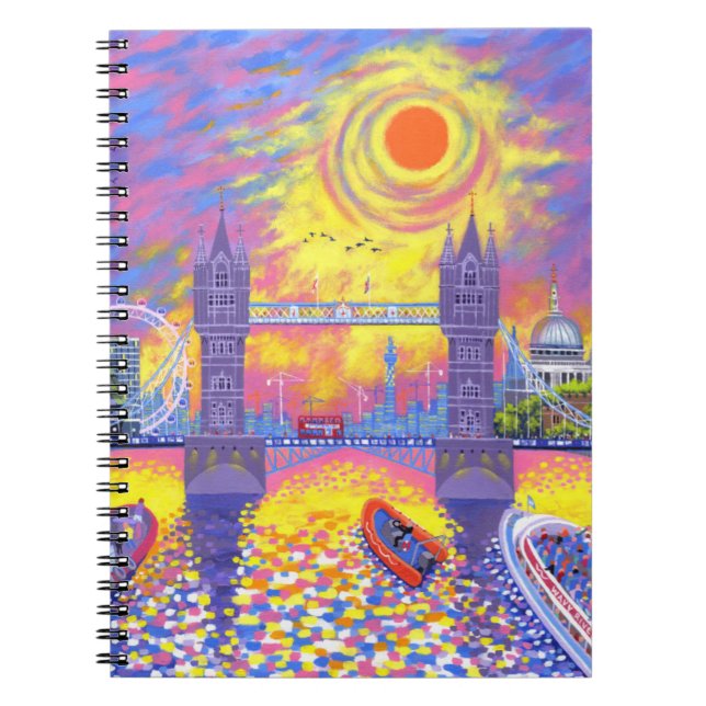 Cuaderno Puesta del sol: Piscina de Londres 2013 (Frente)