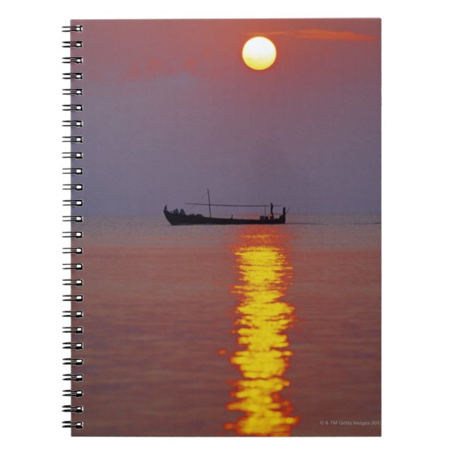 Cuaderno Puesta del sol y mar 2 (Frente)