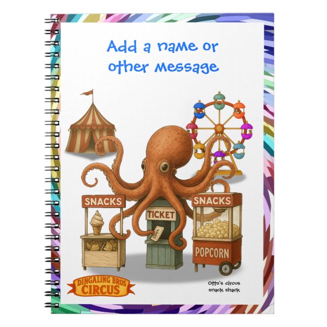 Cuaderno Puesto de snacks del circo de Otto (Frente)
