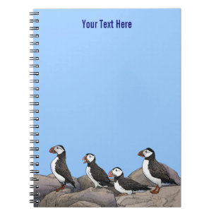 Cuaderno Puffins atlánticos