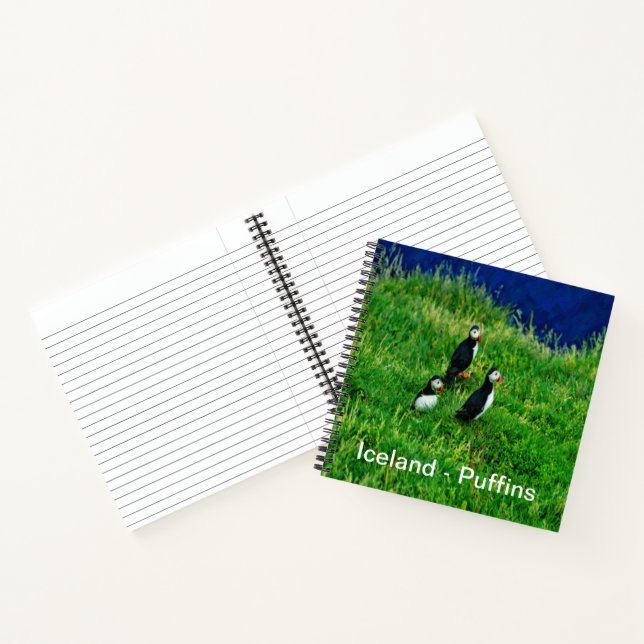 Cuaderno Puffins islandeses (Interior)