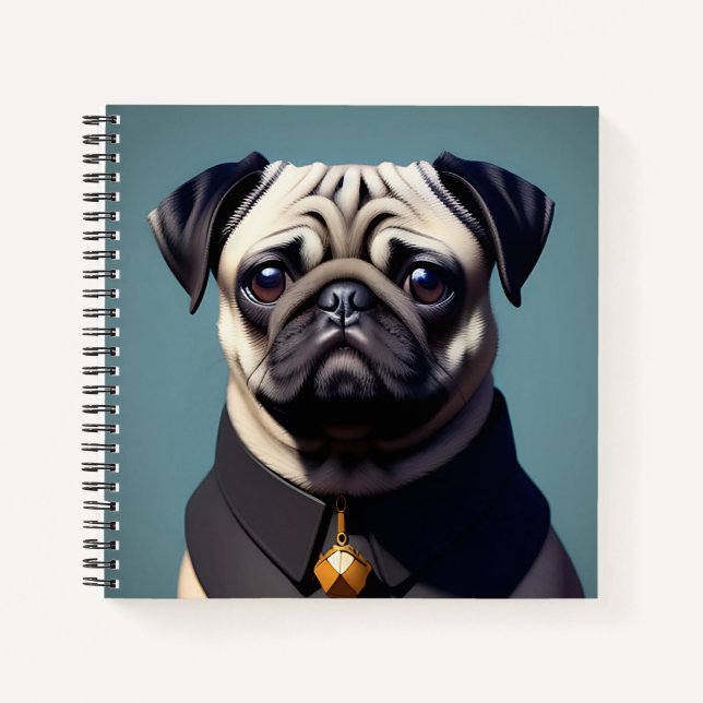 Cuaderno Pug (Anverso)