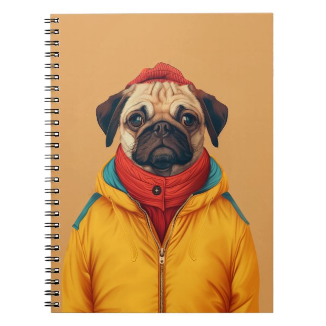Cuaderno Pug (Frente)