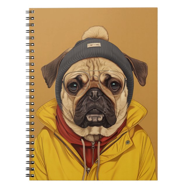 Cuaderno Pug (Frente)