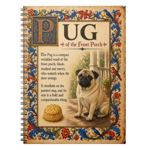 Cuaderno Pug, Arte de Bestiario Medieval