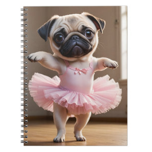 Cuaderno Pug Ballerina