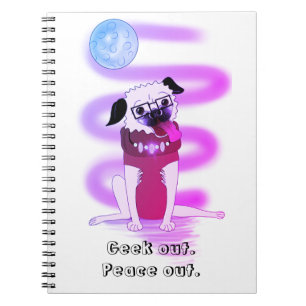 Cuaderno Pug Moonbeam:Cuaderno de espiral