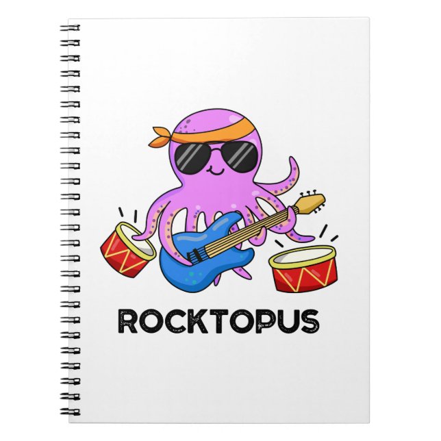 Cuaderno Pulpito Roca Grupo de Rock Divertido Pulpito de Pu (Frente)
