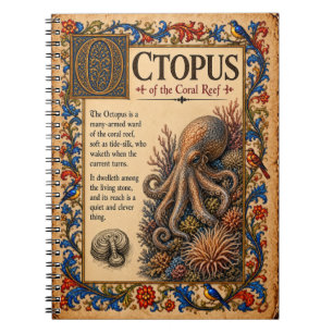 Cuaderno Pulpo, Arte de Bestiario Medieval