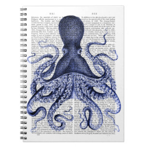 Cuaderno Pulpo azul