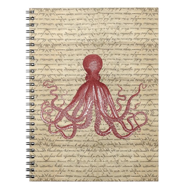 Cuaderno Pulpo del vintage (Frente)