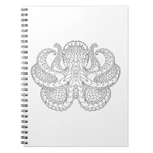 Cuaderno Pulpo modelado étnico