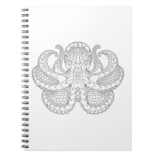 Cuaderno Pulpo modelado étnico (Frente)