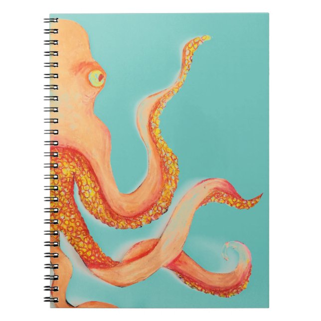 Cuaderno pulpo naranja (Frente)