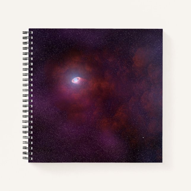 Cuaderno Pulsar Viento De Una Estrella De Neutrón. (Anverso)
