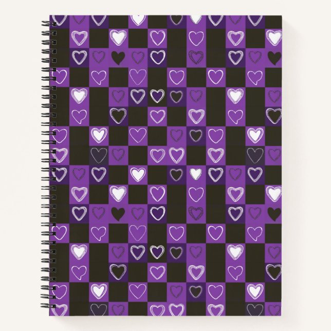 Cuaderno "Pulso de Pixel: Jaque mate de amor" (Anverso)