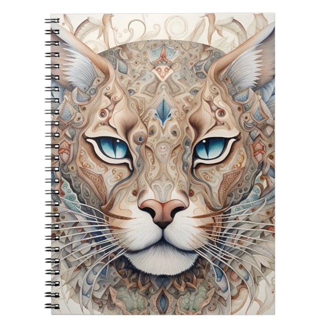 Cuaderno Puma Face Surreal Art (Frente)