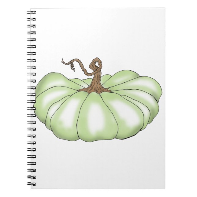 Cuaderno pumpkin flat green (Frente)