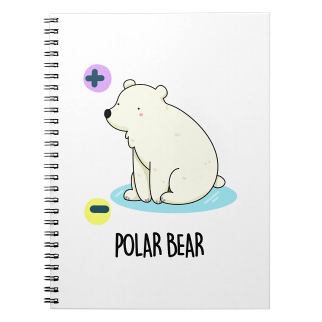 Cuaderno Pun científico divertidísimo del oso polar (Frente)