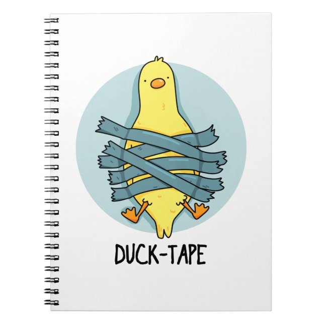 Cuaderno Pun de cinta divertida Duct (Frente)