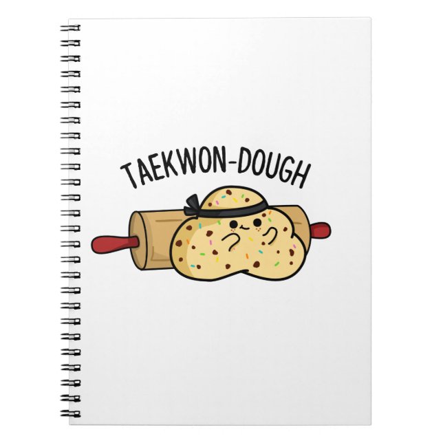 Cuaderno Pun de hornear divertido Taekwon-Dough  (Frente)
