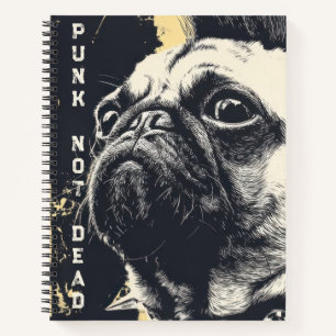 Cuaderno Punk No Muerto Bulldog – Rock Perro Arte
