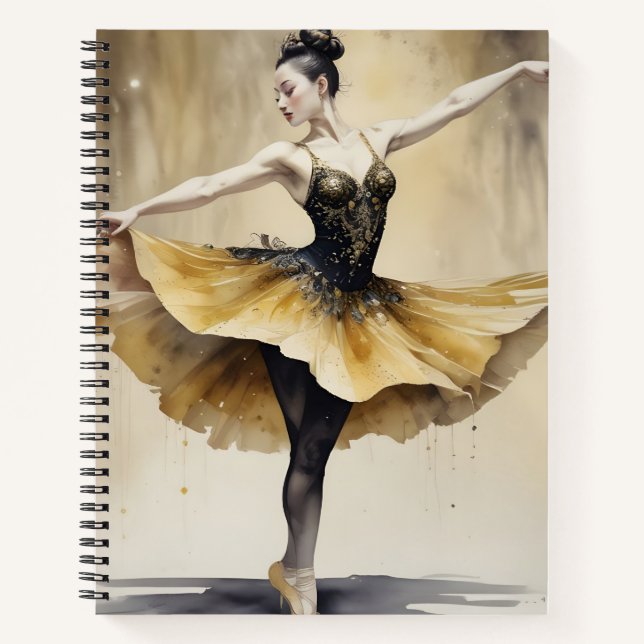 Cuaderno Puntas de Ébano y Oro (Anverso)