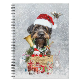 Cuaderno Puntero con cable, Navidades de perros