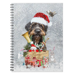 Cuaderno Puntero con cable, Navidades de perros