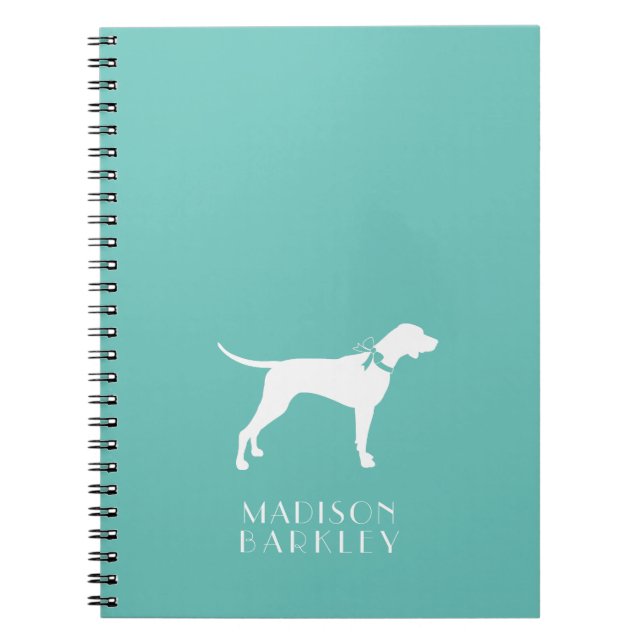 Cuaderno Puntero Perro Cachorro Inglés Setenta (Frente)