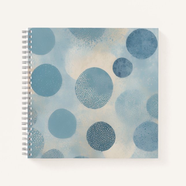 Cuaderno Punto azul polvoriento (Anverso)