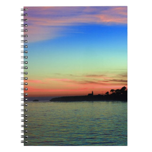 Cuaderno Punto de faro al atardecer (Frente)