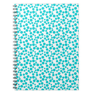 Cuaderno Punto de polka azul