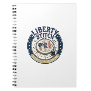 Cuaderno Punto Liberty Patriótico Bordado Patriótico Necesi