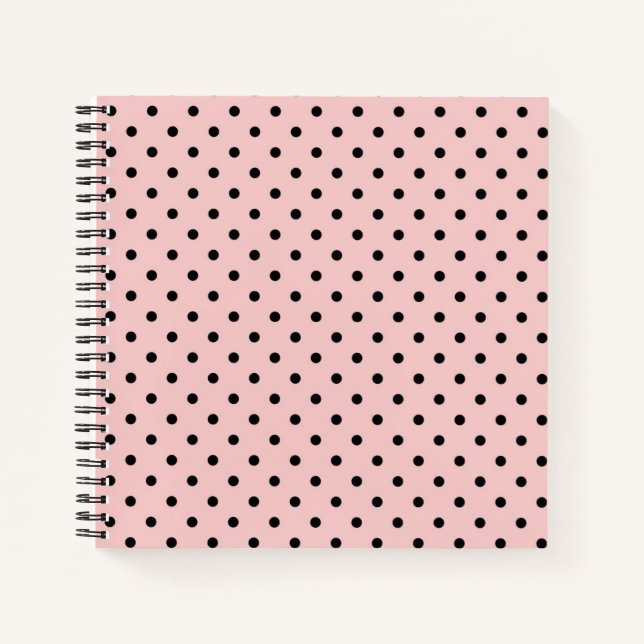 Cuaderno Punto rosa, polka (Anverso)