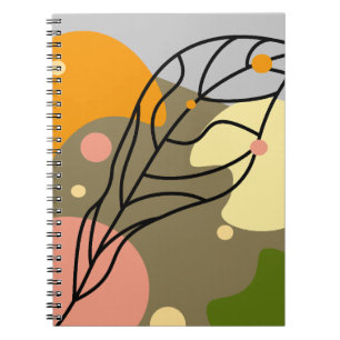 Cuaderno Puntos abstractos interesantes con hojas