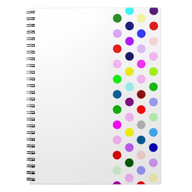 Cuaderno puntos alegres y coloridos (Frente)