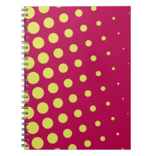 Cuaderno Puntos amarillos retro