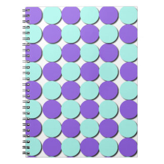 Cuaderno Puntos Aqua & Blue Polka