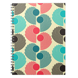 Cuaderno Puntos coloridos: patrón abstracto sin costuras.