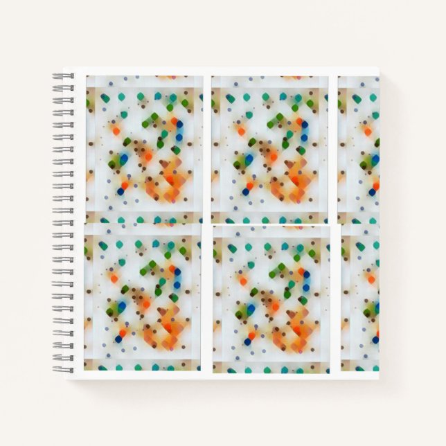 Cuaderno Puntos de bloc de notas espirales (Anverso)