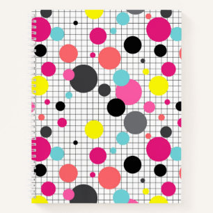 Cuaderno Puntos de Memphis polka